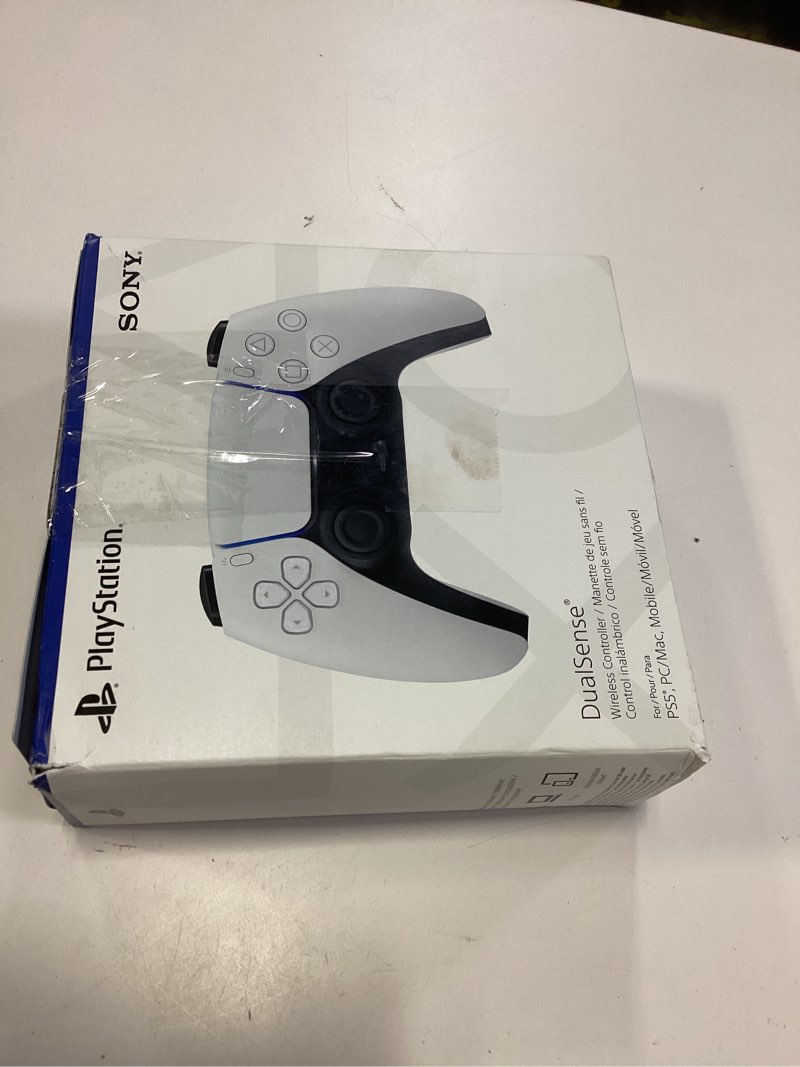 Condition photo showing New/Like New for playstation dualsense™ wireless controller - for ps5, pc, mac & mobile white