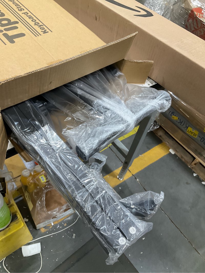 Condition photo showing Good Condition for keyboard stand & bench set, upgrade heavy duty double-x keyboard stand, adjustable & portable digital piano stand with locking straps double x-shape with locking straps