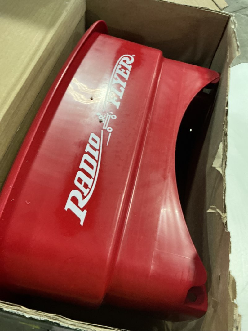 Condition photo showing As Is for radio flyer my first 2-in-1 wagon