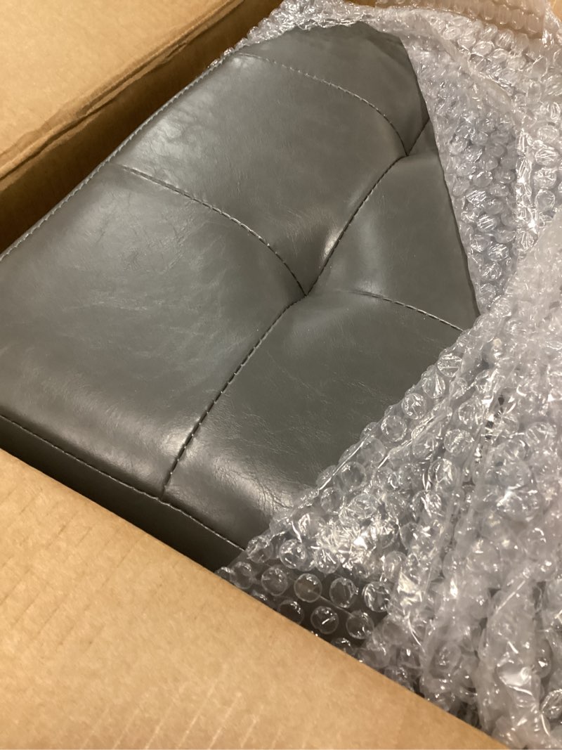 Condition photo showing Good Condition for Dog Ramp, 17.7”x15.5”x15.5” 2-in-1 Split Ottoman Dog Stairs and Couch for Bed,Solid Wood, Gentle 23 Incline, Foldable Pet Steps for Large and Small Cats (Grey)