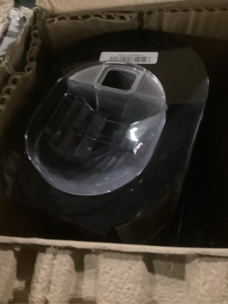 Condition photo showing As Is for de'longhi truebrew drip coffee maker, built in grinder, single serve, 8 oz to 24 oz with 40 oz carafe, hot or iced coffee, stainless,cam51035m true brew with carafe