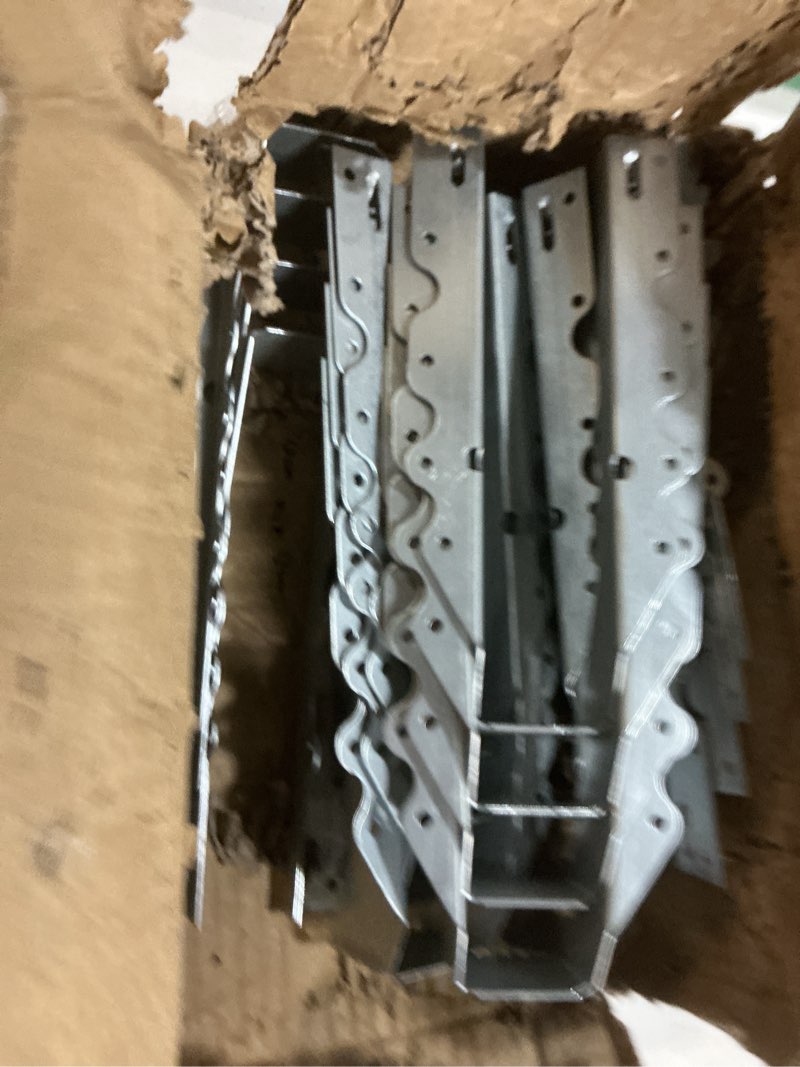 Condition photo showing New/Like New for 2x10 joist hanger 18 gauge lu210 galvanizing face mount joist hangers for wood hurricane ties widely applicable rafter ties - 20 pk galvanized joist hanger 20 pcs 2x10
