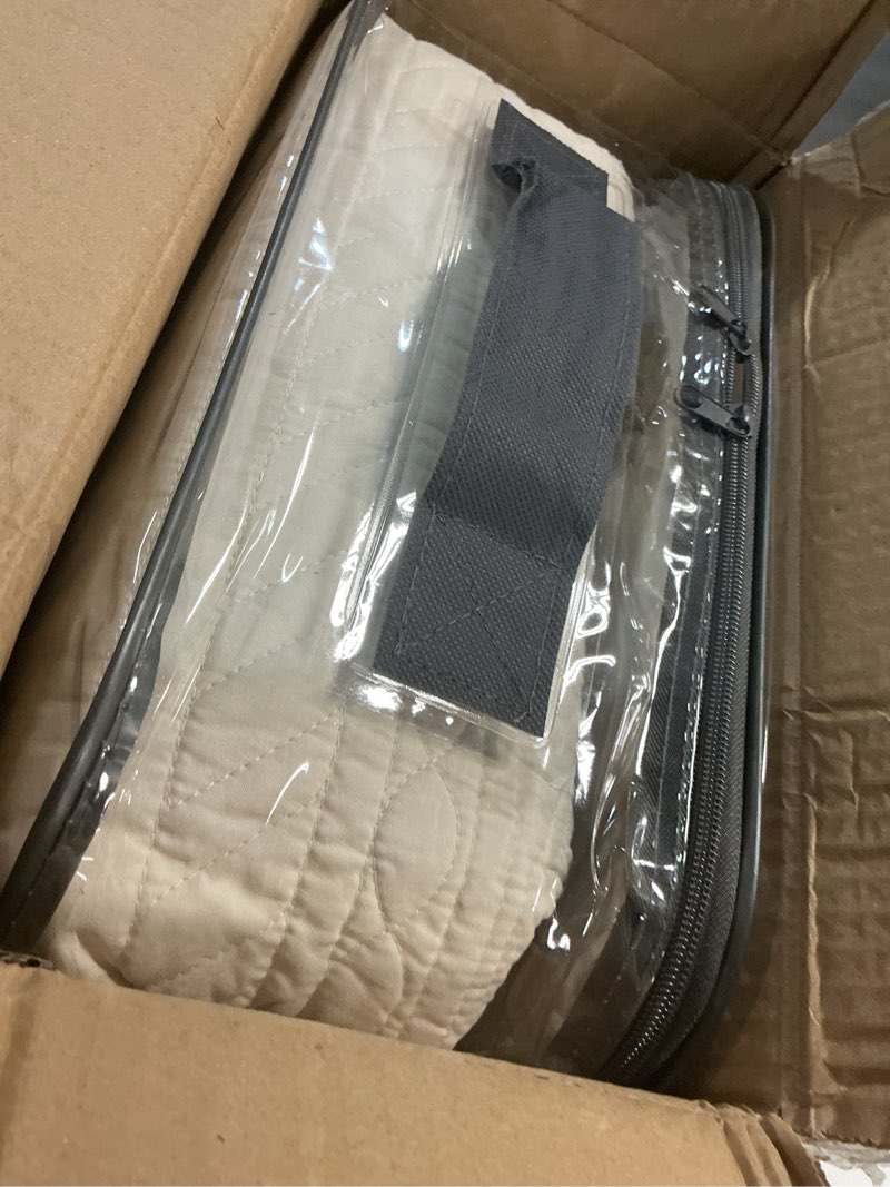 Condition photo showing New/Like New for madison park 6-piece reversible daybed comforter bedding cover sets summer lightweight quilting classic design set for twin size bed with bedskirt and decorative pillow  cream