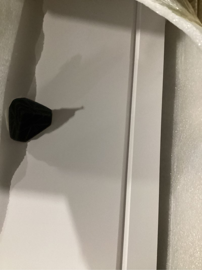 Condition photo showing Good Condition for Black Arch Mirror, 36”x40” Black Mirror for Bathroom, Wide Arched Bathroom Mirror with Metal Wall Mounted Mirror for Bedroom Living Room Entryway Modern Black 36x40inch