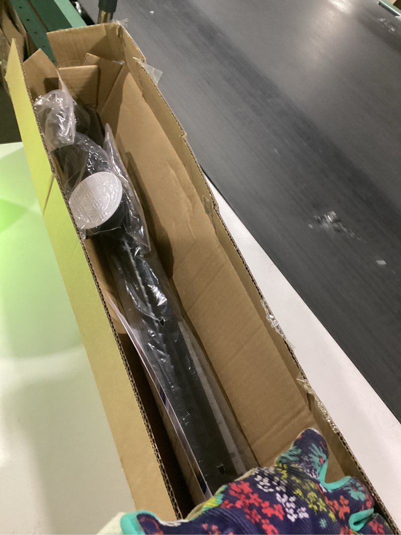 Condition photo showing New/Like New for AIZESI 41-144 Inch Heavy Duty Black Tension Curtain Rod - No Drilling, Adjustable, Rust-Resistant for Outdoor, Living Room, Window, Bathroom Black 41" to 144"