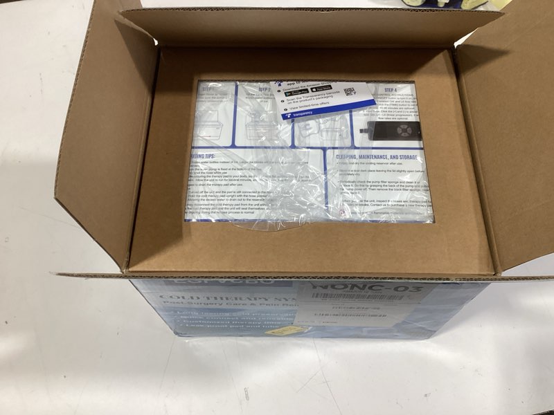 Condition photo showing Good Condition for Ice Machine for Shoulder After Surgery, Shoulder Rotator Cuff Cold Therapy Machine Compression Pad Cryotherapy Machine for Post-Surgery Care, Ice Therapy System for Knee, Elbow, Joint (6-Quart) Shoulder pad 6-quart