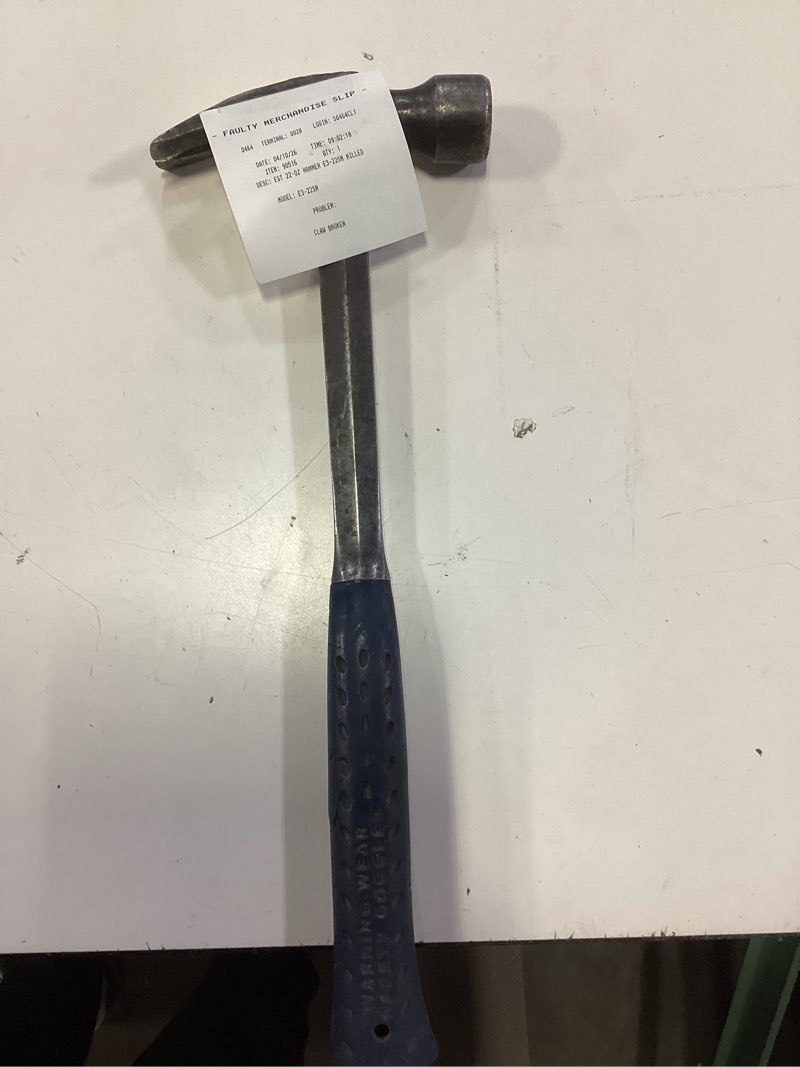Condition photo showing As Is for hammer e3 22sm milled