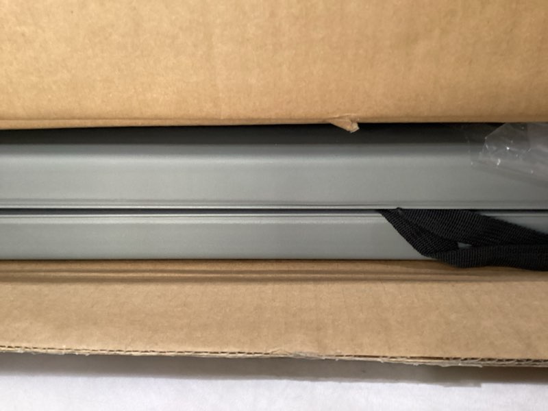 Condition photo showing New/Like New for CoscoProducts COSCO XL 38.5" Half Card w/Handle Indoor & Outdoor, Portable, Wheelchair Accessible, Camping, Tailgating, & Crafting Folding Table, Gray, 1-Pack,Grey Grey Classic