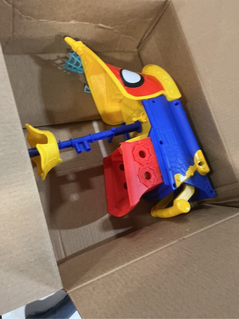 Condition photo showing As Is for Spidey and HIS Amazing Friends Marvel Water-Webs Webs Ahoy Bubble Pirate Ship Toy, 3-Inch Action Figures & Boat Playset, Super Hero Toys,, Ages 3+
