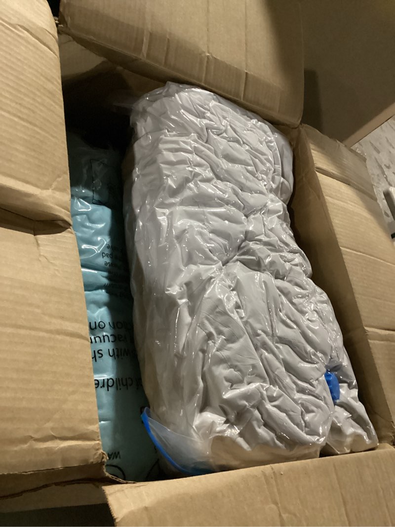 Condition photo showing Good Condition for MASVIS King Size Dual Layer 4 Inch Memory Foam Mattress Topper, 2 Inch Gel Memory Foam and 2 Inch Cooling Pillow Top Mattress Pad Cover for Back Pain, Medium Support King 2"Memory Foam+2"Mattress Topper