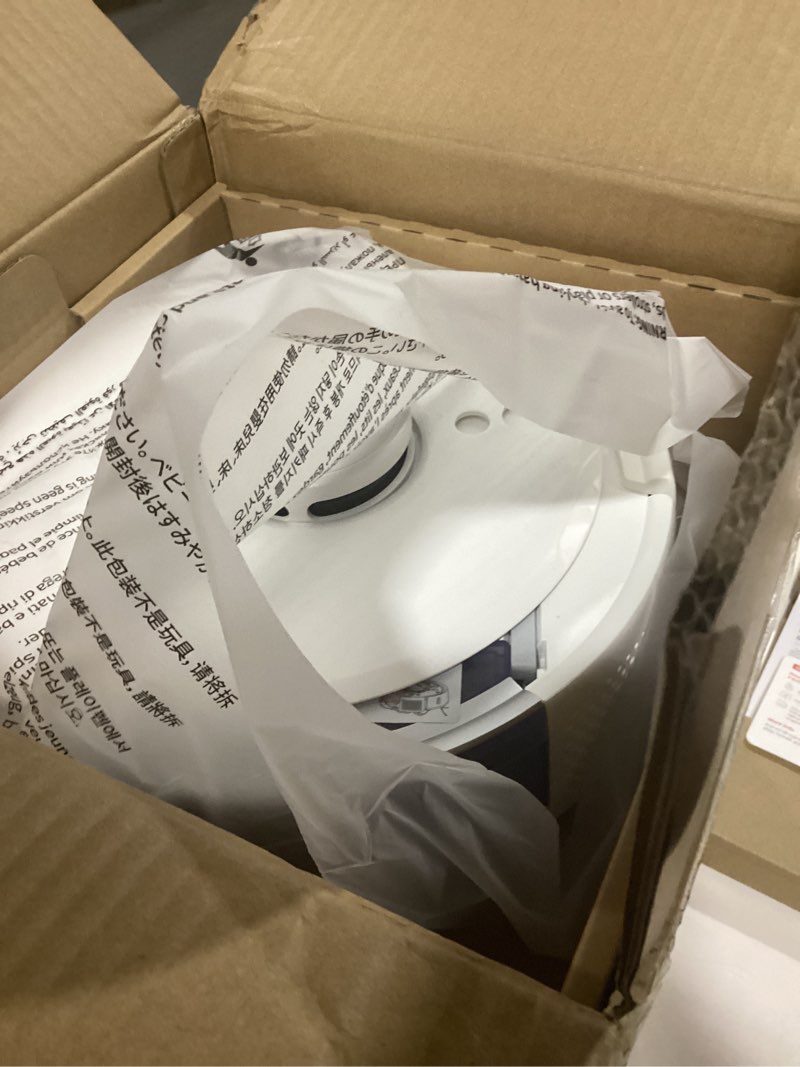 Condition photo showing Good Condition for SwitchBot K11+ Robot Vacuum & Mop with Matter, 6000Pa Suction, 90-Day Hands-Free Self-Emptying, LDS Navigation, 3.6? Ultra-Slim, Anti-Tangle for Pet Hair, Works with Alexa, Google Home, Apple Home K11+ White