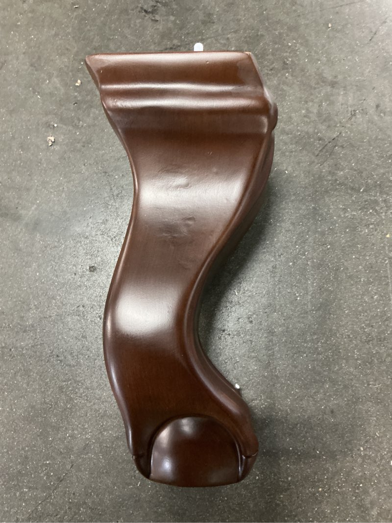 Condition photo showing As Is for Augusta 8’ pool table walnut (incomplete)(box 2 of 2 ) (4pcs only legs) 