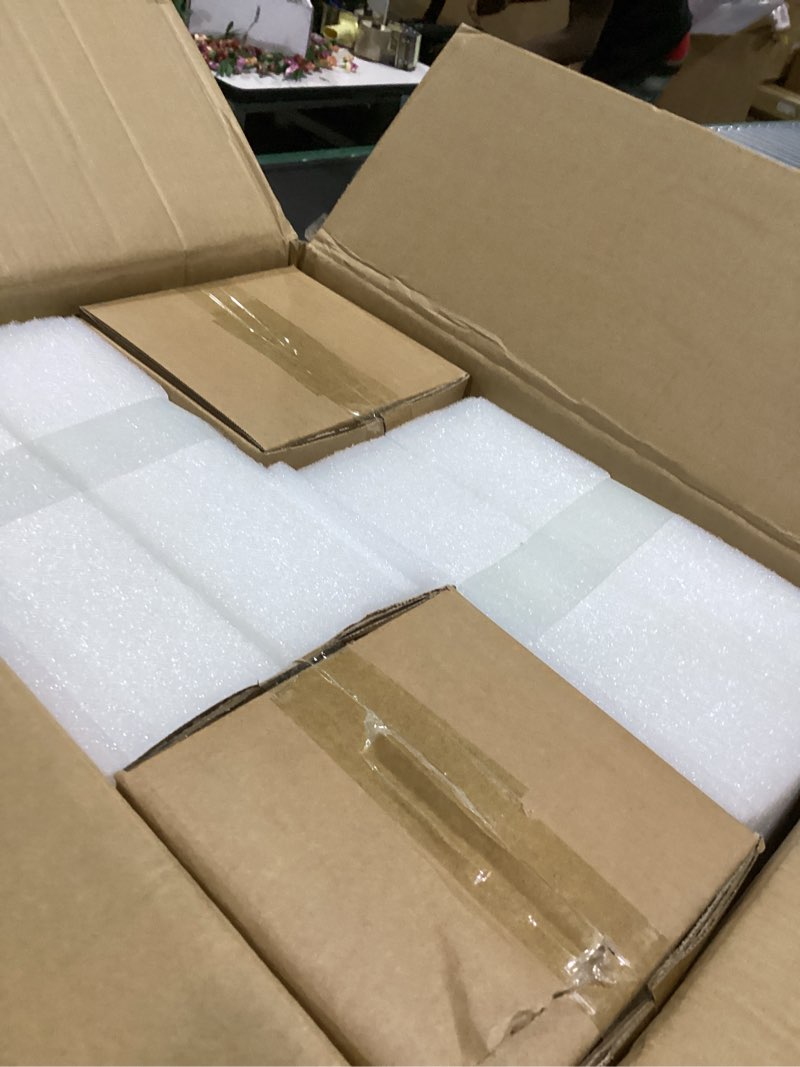 Condition photo showing New/Like New for malacasa 24 pieces porcelain dinnerware set, modern white dish set for 8, premium serving plates and bowls sets, chip and scratch resistant dishware sets kitchen dishes dining ware set, series leah ivory white 24 piece (service for 8)