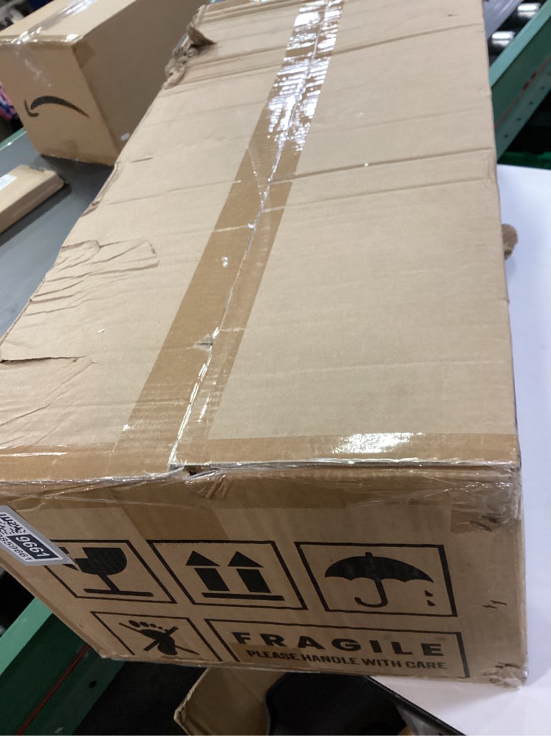 Condition photo showing New/Like New for 72 inch Ceiling Fans with Lights and Remote Control,Indoor/Outdoor Flush Mount Low Profile Commercial Reversible Dimmable Wood Grain Ceiling Fans for Living Room Patio Industrial Shop. Wood Grain 72 inch