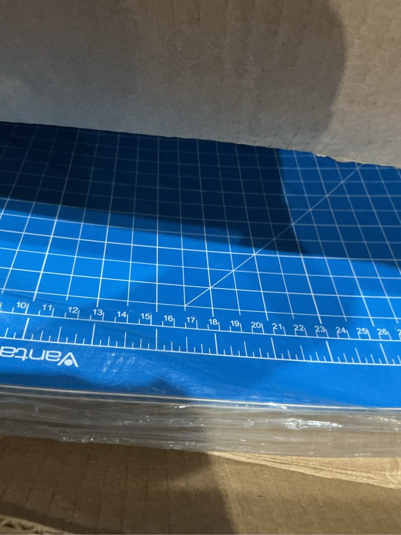 Condition photo showing As Is for (incom0lete, missing pieces, only 2))dahle vantage 10693 premium self-healing cutting mat, 24\\\"x36\\\", 1/2\\\" grid, 5 layers for max healing, perfect for crafts & sewing, blue blue 36\\\"l x 24\\\"w