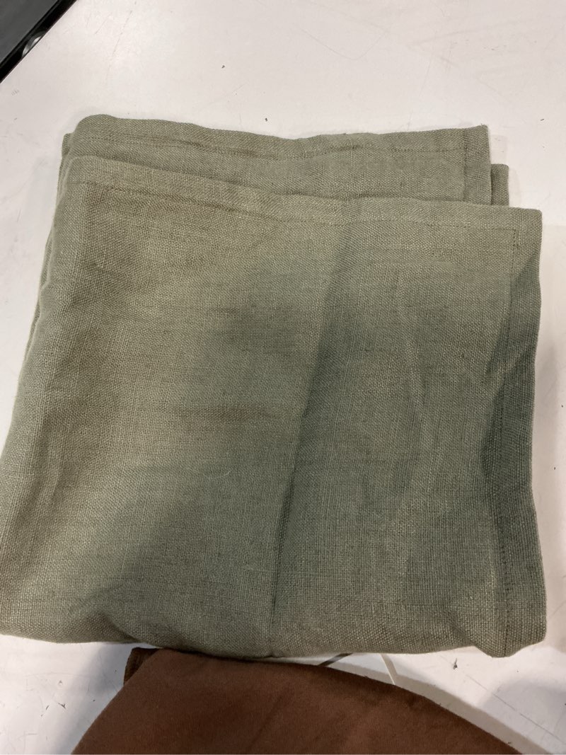 Condition photo showing Good Condition for european linen euro sham 20 inx 20 in 