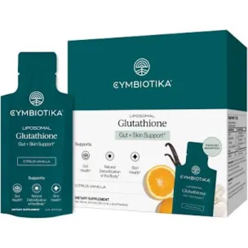 (exp/12/2026) cymbiotika - liposomal glutathione (new and improved) : box of 25 packets