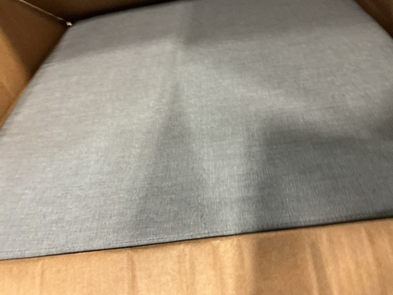 Condition photo showing New/Like New for arden outdoor deep seat cushion set, 24 in x 24 in, weather-proof, rain-proof, fade resistant patio cushion for chair, sofa, and couch stone grey leala polyfill stone grey leala 1 pack