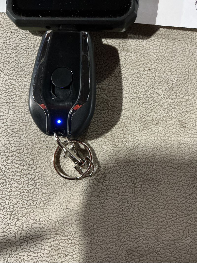 Condition photo showing item condition for EMNT Keychain Portable Charger for USB C, 2000mAh Mini Power Emergency Pod,Small Andriod Cell Phone Charger,Type C Power Bank Battery Pack for iPhone15,16 Plus,17 pro max,Charger for Samsung More Black