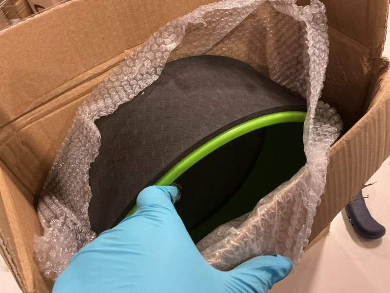 Condition photo showing Good Condition for Fitvids Yoga Wheel for Stretching - Comfortable Support for Poses and Backbends, Multiple Colors