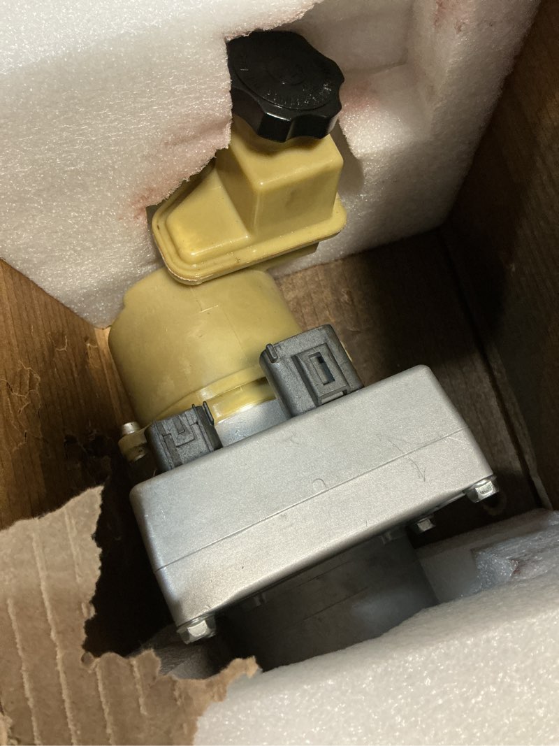 Condition photo showing As Is for electric power steering pump with reservoir fits for dodge charger 2011-2015 for chrysler 300 2011-2014 3.6l/5.7l, replace 68059524aj 68059524ab 68059524ai