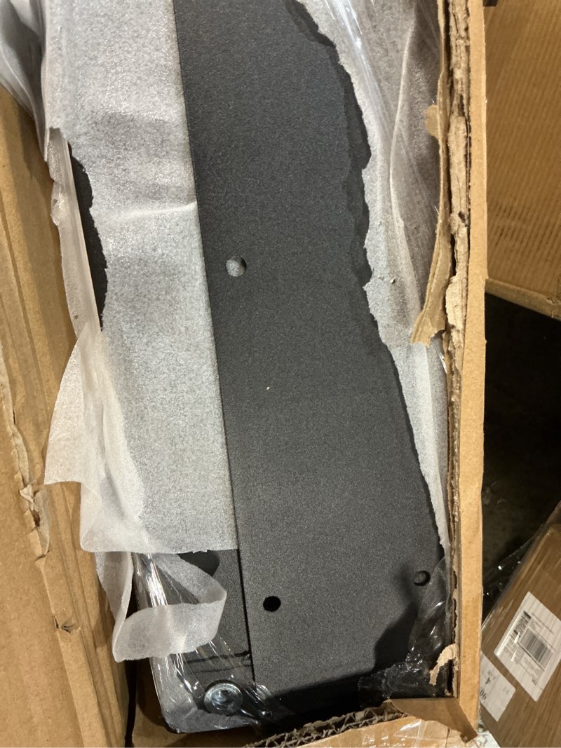 Condition photo showing Good Condition for Table Legs Metal 2 PCS, Black Steel Table Legs 28" H x 24" W, Heavy Duty and Stable for DIY Tables, Desks, and Bench