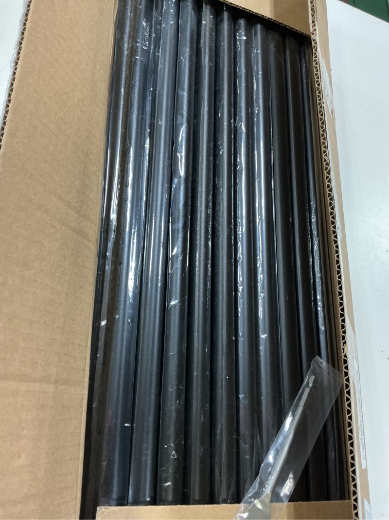 Condition photo showing Good Condition for 26" x 3/4 aluminum deck balusters- indoor outdoor metal deck railing sprindles - hollow round stair spindles for deck porch - matte black coated 50 pack