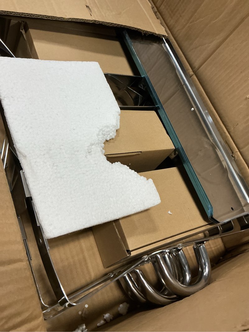 Condition photo showing As Is for Chafing Dishes for Buffet, 9Qt 4 Pack Chafing Dish Buffet Set, Stainless Steel Buffet Food Warmers Sets for Catering Events Parties Dinners with Complete Set, Silver Silver 4-Pack