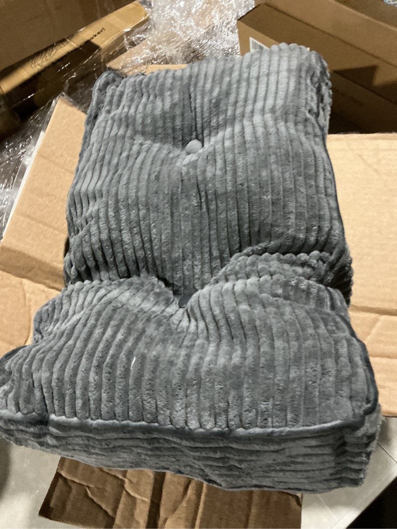 Condition photo showing As Is for rectangle counter bar cushion