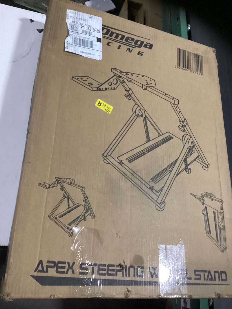 Condition photo showing Good Condition for GT Omega Apex Steering Wheel Stand & Rear Seat Frame - PC Sim Racing Rig Cockpit