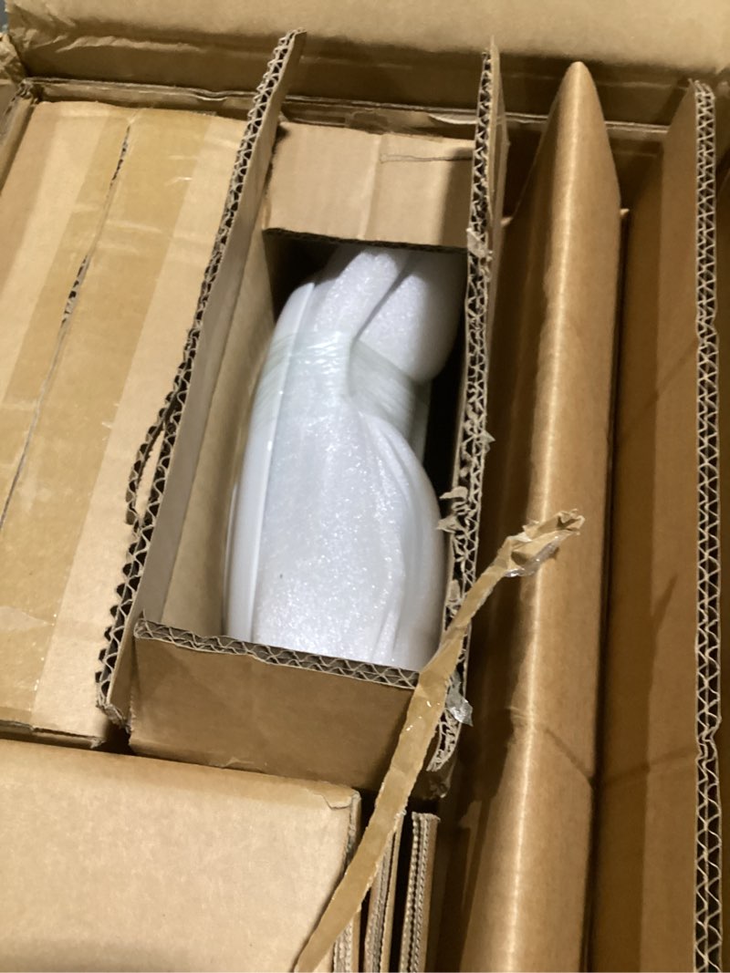 Condition photo showing Good Condition for malacasa 24 pieces gourmet porcelain dinnerware sets, premium plates and bowls set, high-fired ceramic dishes set for 6, chip & scratch resistant, microwave dishwasher safe, white, series lexi white 24 piece (service for 6)