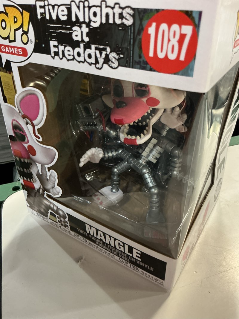 Condition photo showing New/Like New for funko pop! super: five nights at freddy's (fnaf) - mangle | official video games merch - collectable vinyl figurine for shelf display - birthday gift idea for fans and collectors