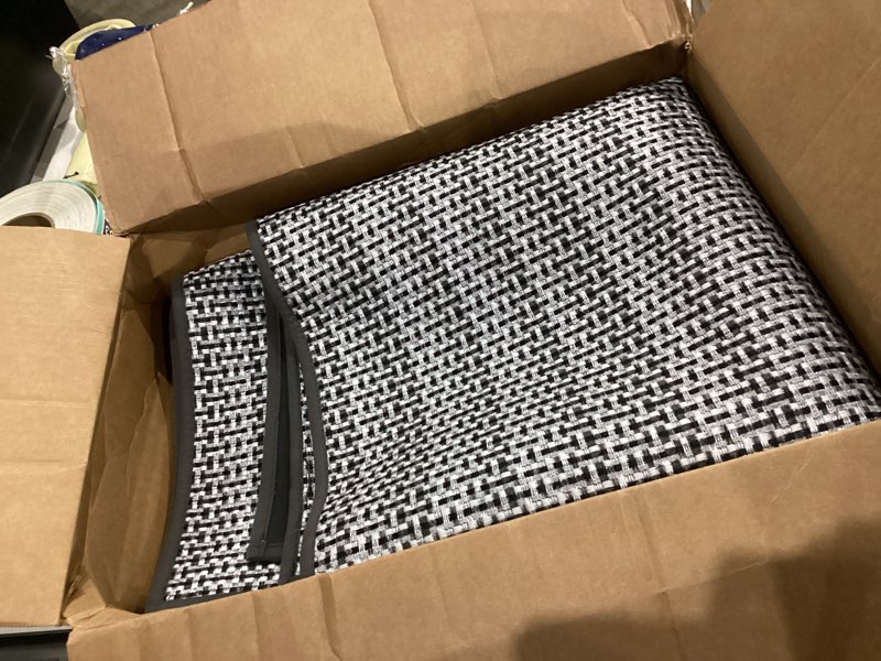 DEXI Entryway Door Mat 36x56, Non Slip Rubber Backing Inside Entry Mat, Low Profile Easy Clean Dirt 