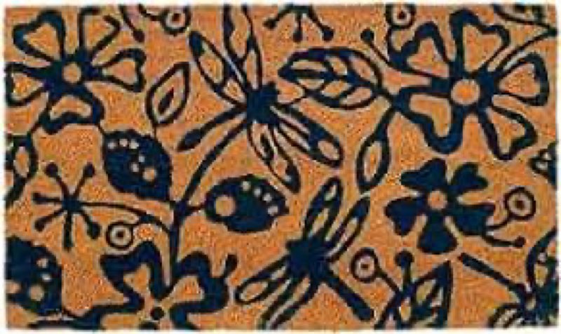 Calloway Mills Dragonflies 17"x29" Coir with Vinyl Backing Doormat