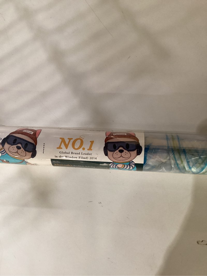 Condition photo showing New/Like New for Coavas Window Privacy Film, Stained Glass Window Film Decorative, Rainbow Static Cling Windows Coverings Film, Floral Non-Adhesive Sun Blocking Decals for Home Bathroom Door, Blue, 35.4" x 78.7" 35.4 x 78.7 Inch Blue