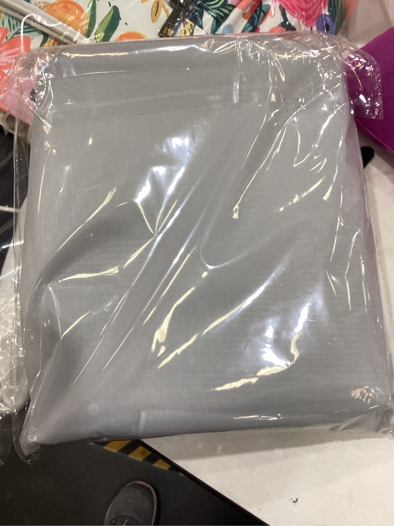 Condition photo showing New/Like New for 100% blackout curtains for bedroom, portable diy window blinds, no drill window shades & blackout blinds with stickers & tabs for travel, dorm room, media room (grey, 157" x 57") grey 57"w x 157"l (pack of 1)