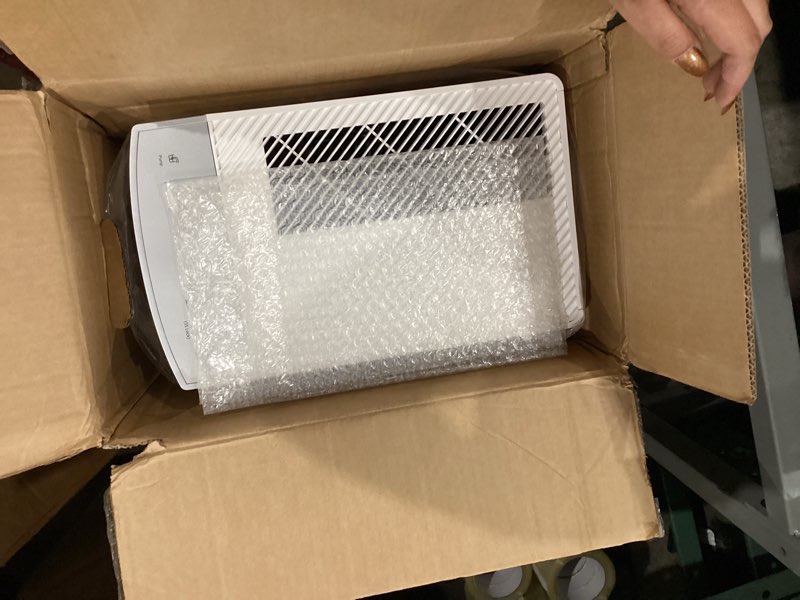 Condition photo showing As Is for aeocky 5500 sq.ft energy star most efficient 2024 dehumidifier with pump, max 105 pint/day smart compressor dehumidifier with drain hose, intelligent humidistat,for basement,bedroom,home,bathroom white 105 pint/d (pump)