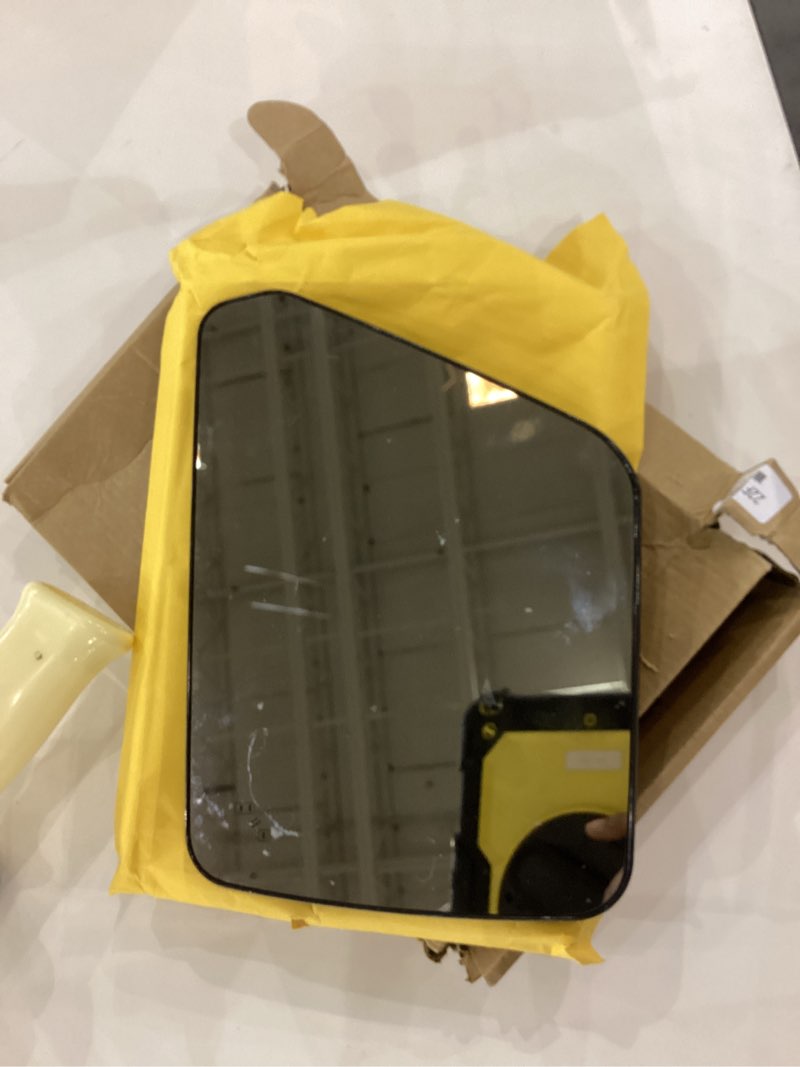 Driver Side Mirror Glass Compatible with Ford F150 2022 2023 Mirror - With Rear Holder?Blind Spot De