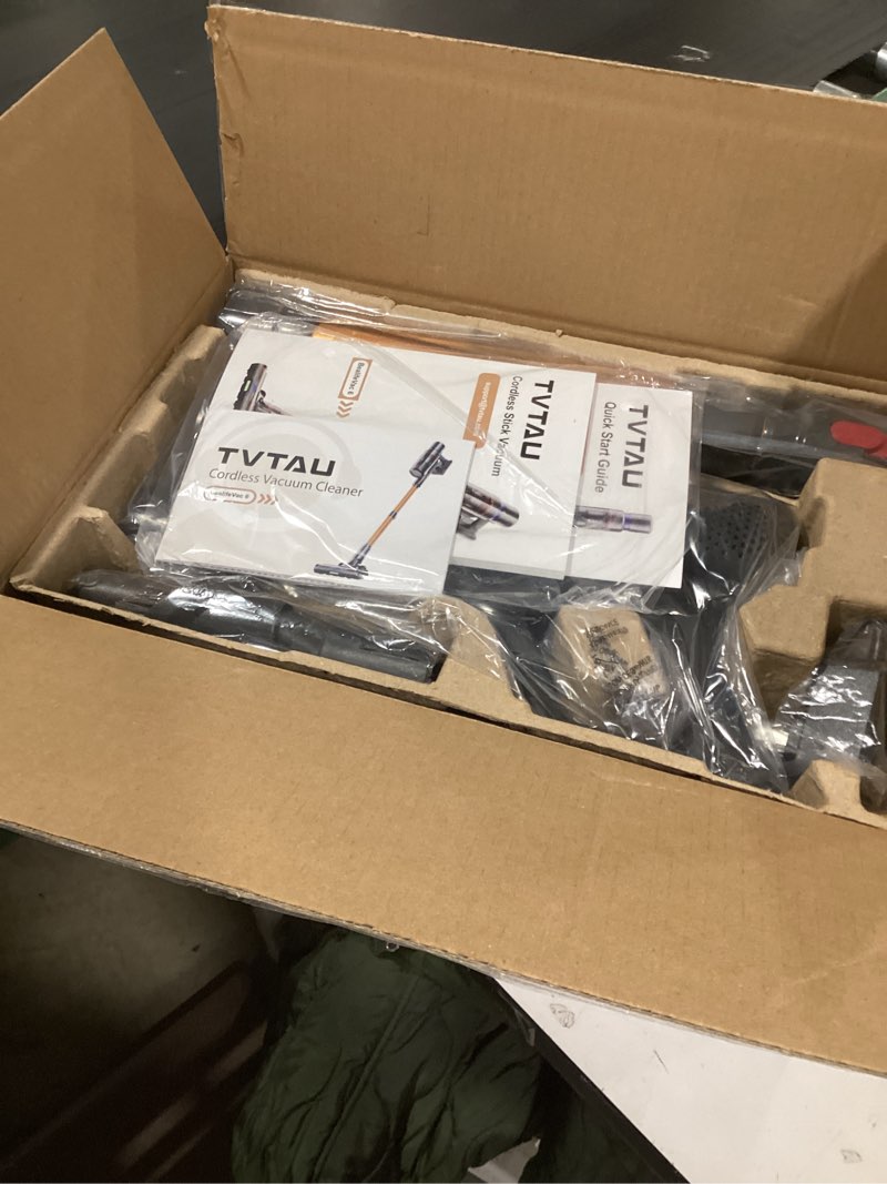 Condition photo showing Good Condition for Similar product Cordless Vacuum Cleaner, Upgraded 55KPA 650W 70Mins Stick Vacuum with Hurricane Mode, Self-Standing, Touch Screen, 1.8L Dust Cup, Anti-tangle Wireless Vacumm, Vacuum Cleaners for Home/Pet Hair/Carpets Red