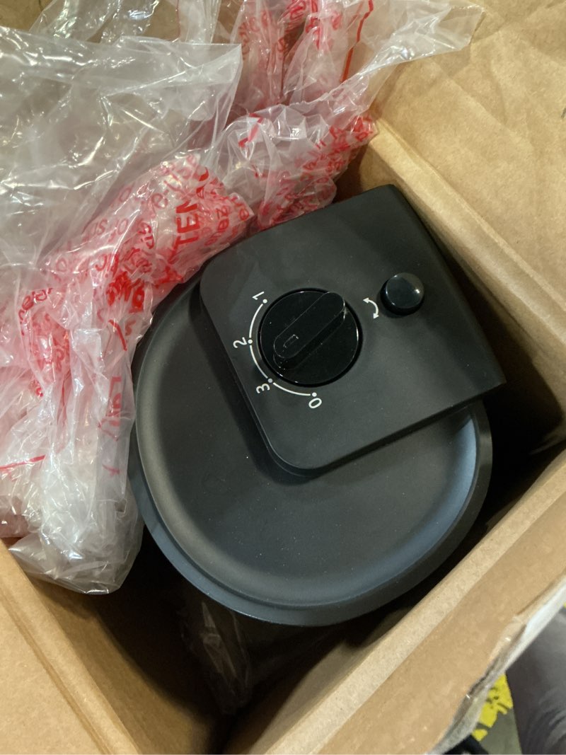 Condition photo showing Good Condition for emerson fat2835 tower 60 degree oscillating fan, 3 speed settings with manual knob, and convenient carry handle, black