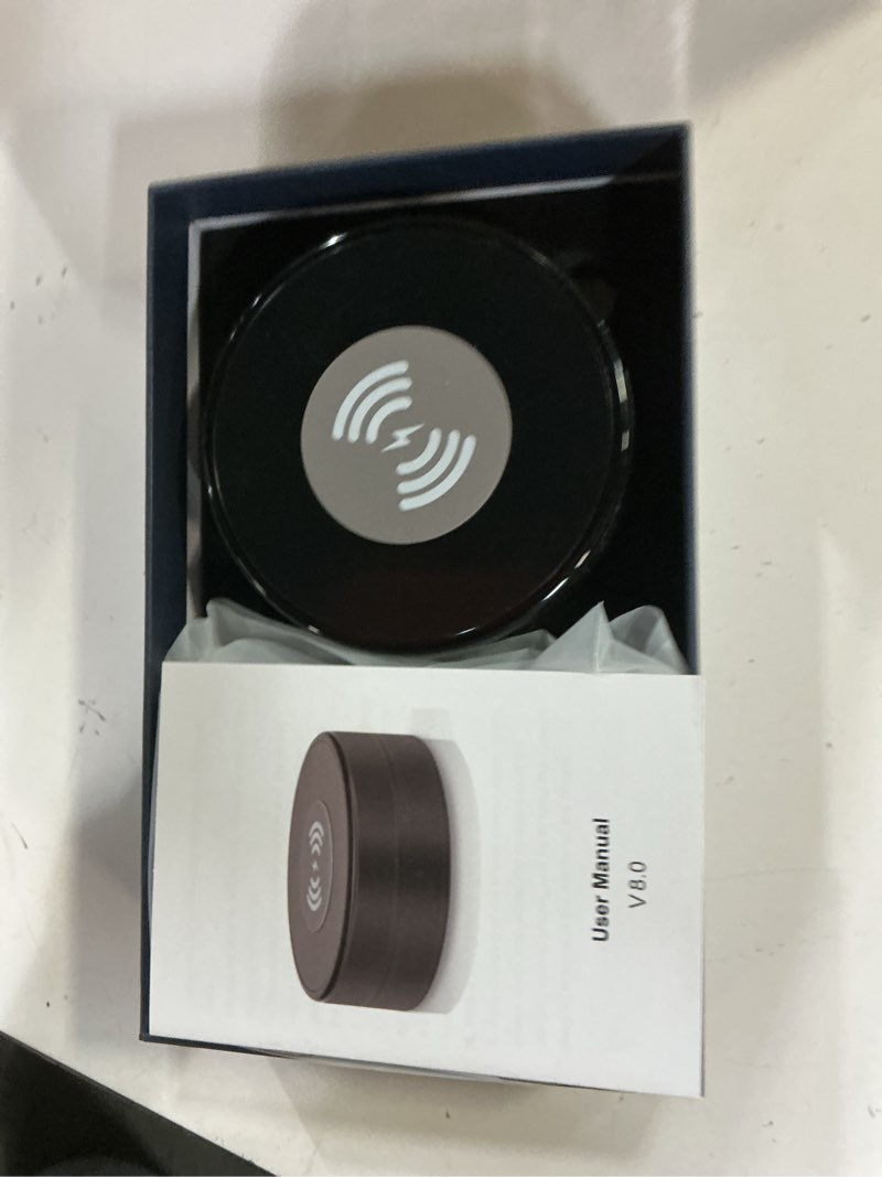 Condition photo showing Good Condition for hidden camera with wireless charger - 1080p hd security camera, 160° wide-angle lens, motion detection, suitable for home security monitoring of babies/pets/(2.4/5g) black