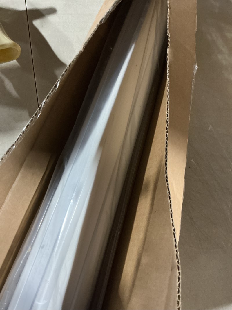 Condition photo showing As Is for lazblinds no tools no drill cordless cellular shades, light filtering honeycomb shades for home, thermal insulation blinds for windows, 30" w x 64" h, white light filtering-white 30" w x 64" h