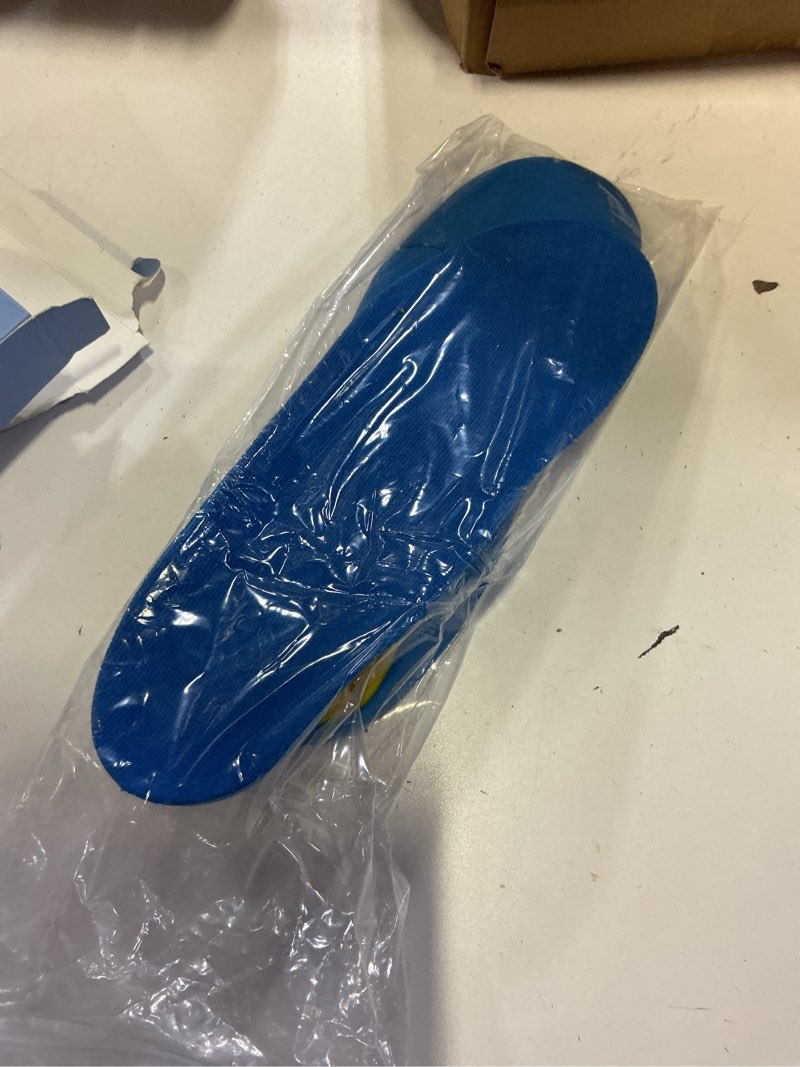 Condition photo showing Good Condition for ailaka kids orthotic cushioning arch support shoe insoles, children pu foam inserts for flat feet, plantar fasciitis, feet heel pain relief blue 5-7 m us big kid blue