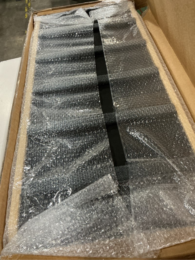 Condition photo showing New/Like New for dog ramp for bed - extra wide 17â€™â€™, non-slip rubber surface excellent traction, pet ramp for small large dogs to get on high couch car, hold up to 200lb, adjustable, foldable brown large