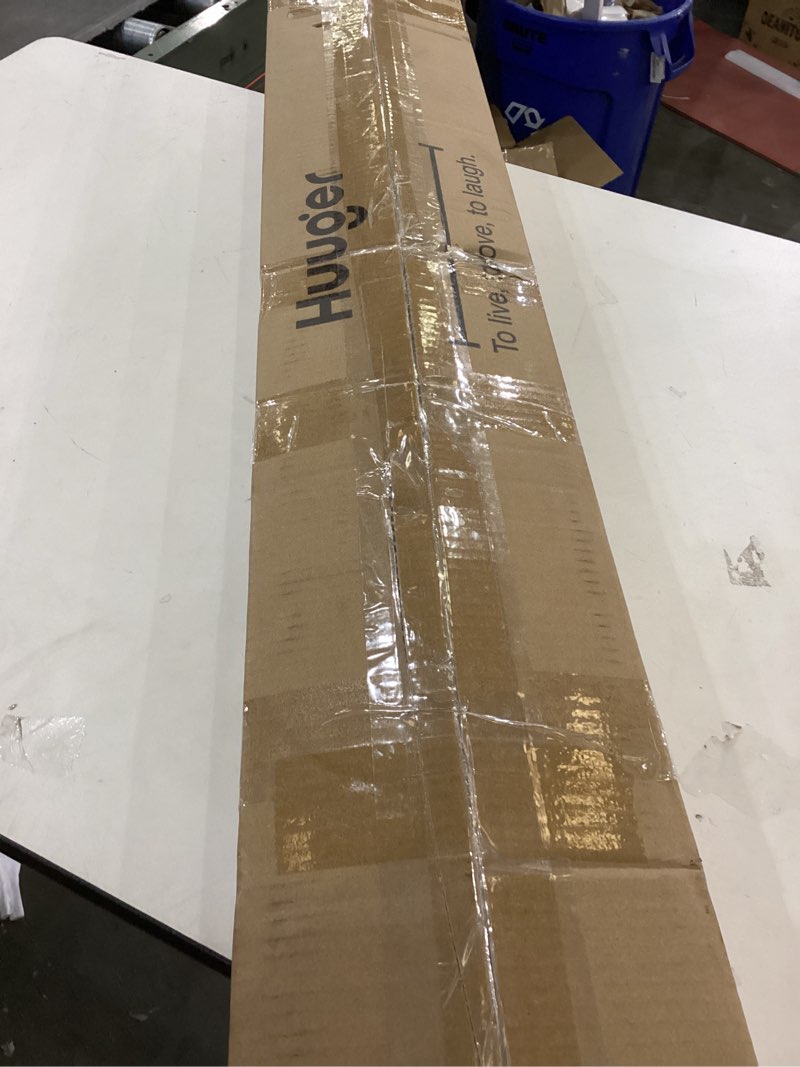 Condition photo showing New/Like New for Huuger 102.4 Inch Sofa Table with Power Outlets, 23.9’’-34.4’’ Height Adjustable Range, Behind Couch Table with USB-C Ports, Sofa Tables Narrow Long, Skinny Console Table, Small Spaces, Rustic Brown Rustic Brown 102.4''W x 23.9''-34.4''H