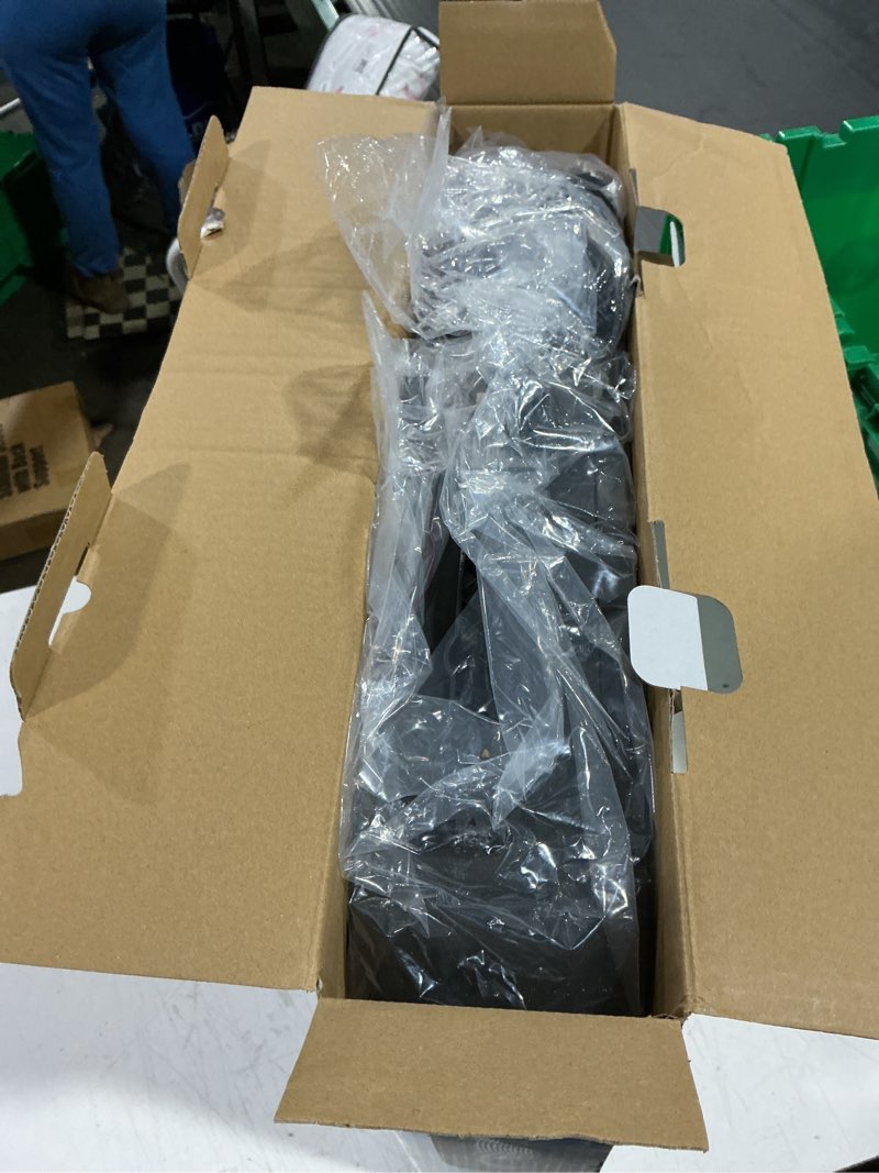 Condition photo showing As Is for utilitech 20-in 120-volt 3-speed high velocity indoor black box fan