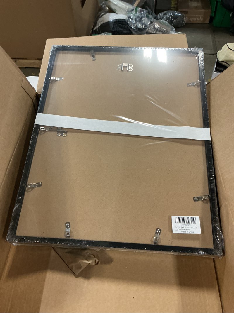 Condition photo showing Good Condition for 14x18 Picture Frame Set of 3, Black Frame for 14 x 18 Inch Picture Poster Photo, Light Weight and High Transparent 14 by 18 Frame for Wall - 3 Pack/Black/14 x18 3 14x18