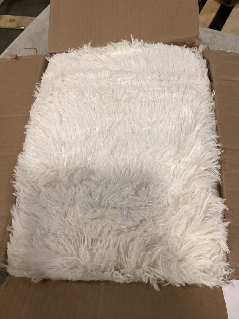 Condition photo showing Good Condition for bedsure gentlesoft fluffy cream king size blanket for bed, thick soft sherpa faux fur fleece bedding fuzzy plush winter warm heavy big large king blanket, cozy cream gifts for men women, 108x90 02- cream king (108" x 90")