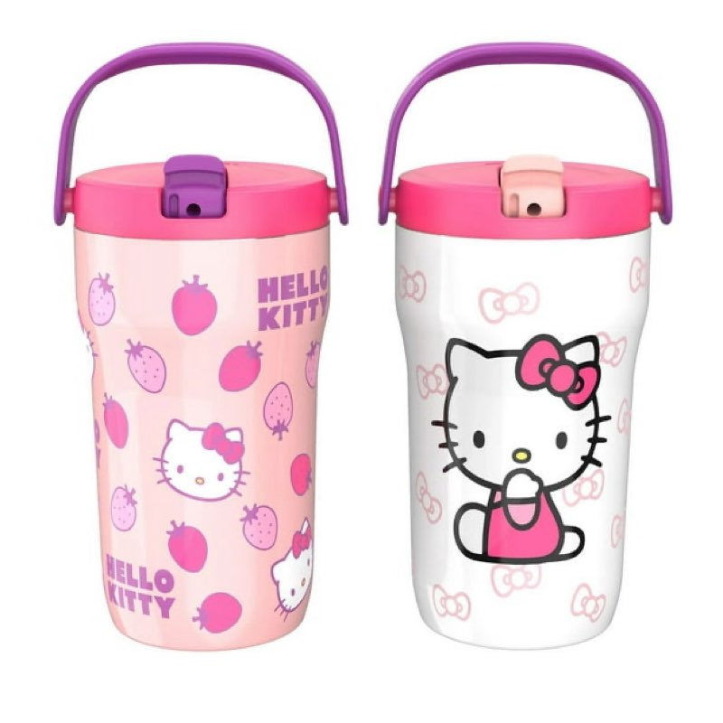 Zak Designs 14-oz. Stainless Steel Double Wall Sutton Grip Tumbler for Kids, 2-Piece Set, Assorted Characters