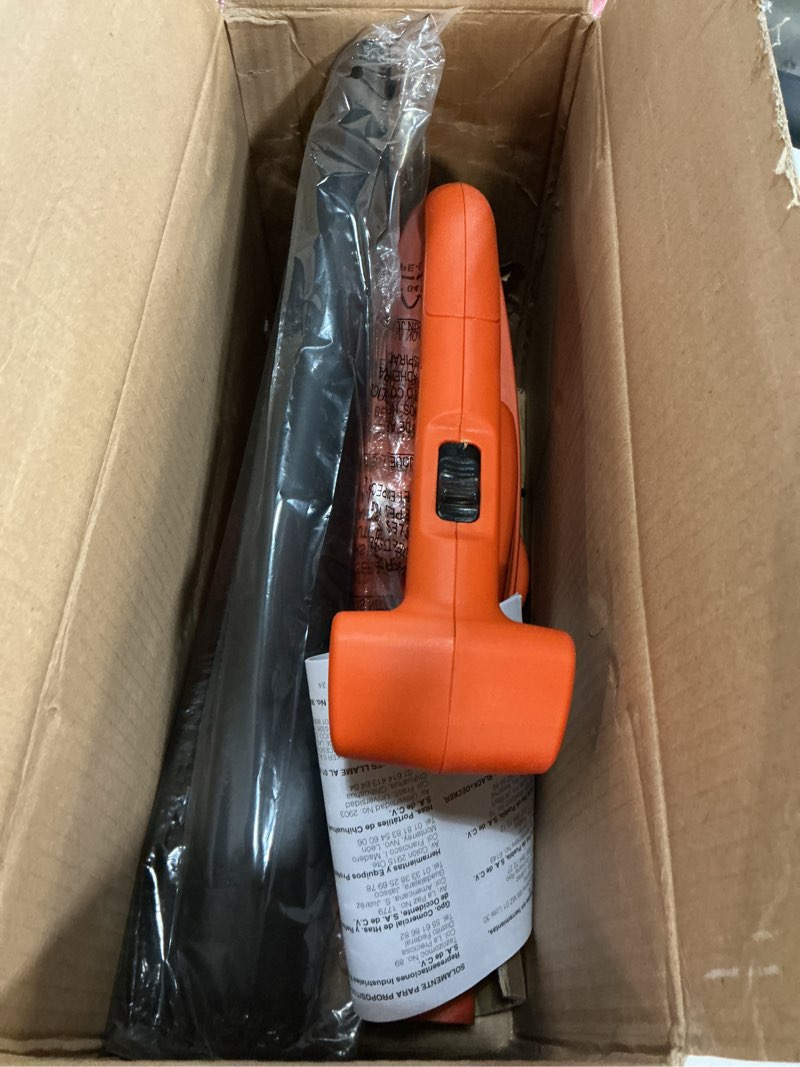 Condition photo showing Good Condition for black+decker electric leaf blower, handheld blowers for lawn care, lightweight, 180 mph 180 cfm, 7-amp, corded (lb700) blower only